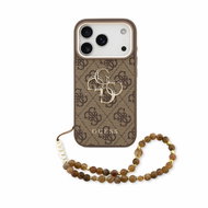 Guess PU 4G Metal Logo Strap pro iPhone 18 Pro Max Brown - Protective Case