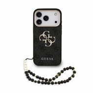Guess PU 4G Metal Logo Strap pro iPhone 18 Pro Black - Protective Case