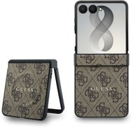 Guess PU Leather 4G Magnetic for Samsung Galaxy Z Flip 8 Brown - Protective Case