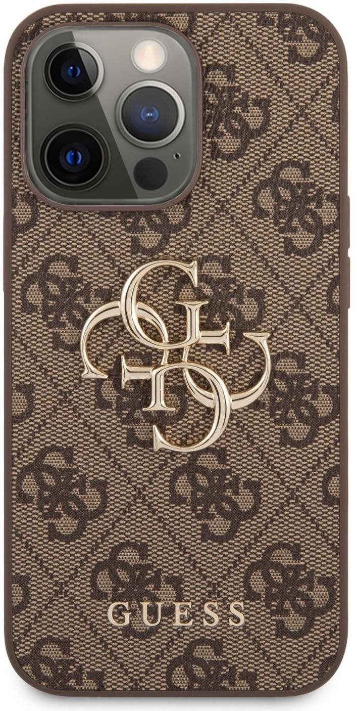 Guess PU 4G Metal Logo Apple iPhone 13 Pro Max Brown tok