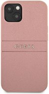 Guess PU Leather Saffiano Back Cover für Apple iPhone 13 mini - Pink - Handyhülle