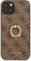 Guess PU 4G Ring Back Cover für Apple iPhone 13 Brown - Handyhülle