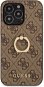 Guess PU 4G Ring Back Cover für Apple iPhone 13 Pro Brown - Handyhülle