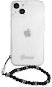 Guess PC Script and Black Pearls Back Cover für Apple iPhone 13 Transparent - Handyhülle