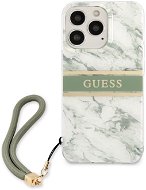 Guess TPU Marble Stripe Back Cover for Apple iPhone 13 Pro Max Green - Phone Cover