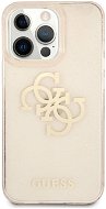 Guess TPU Big 4G Full Glitter Back Cover for Apple iPhone 13 Pro Max Gold - Phone Cover
