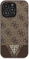 Guess 4G Hard Case Metal Logo Cover für Apple iPhone 13 Pro Max Brown - Handyhülle
