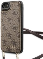 Guess 4G Crossbody Cardslot puzdro na iPhone 7/8 Brown - Kryt na mobil