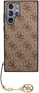 Guess 4G Charms Back Cover for Samsung Galaxy S22 Ultra Brown - Phone Cover