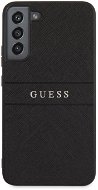 Guess PU Leather Saffiano Back Cover for Samsung Galaxy S22+ Black - Phone Cover