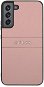 Guess PU Leather Saffiano Backcocer für das Samsung Galaxy S22 Pink - Handyhülle