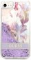 Guess Liquid Glitter Flower kryt na Apple iPhone 7/8/SE2020/SE2022 Purple - Kryt na mobil