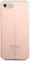 Guess Silicone Line Triangle borító Apple iPhone 7/8/SE2020/SE2022 készülékhez, Rózsaszín - Telefon tok