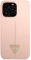 Guess Silicone Line Triangle Cover für Apple iPhone 13 Pro Max Pink - Handyhülle