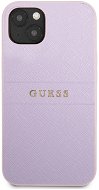 Guess PU Leather Saffiano Cover for Apple iPhone 13 Purple - Phone Cover