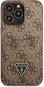 Guess 4G Saffiano Double Card Cover für Apple iPhone 13 Pro Max Brown - Handyhülle