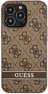 Guess PU 4G Stripe Cover for Apple iPhone 13 Pro Brown - Phone Cover