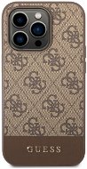Guess 4G Stripe Back Cover for iPhone 14 Pro Max Brown - Phone Cover