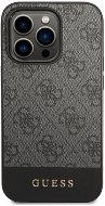 Guess 4G Stripe Zadný Kryt pre iPhone 14 Pro Max Grey - Kryt na mobil