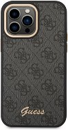 Guess PC/TPU 4G Metal Camera Outline Back Cover for iPhone 14 Pro Max Black - Phone Cover