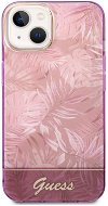 Guess PC/TPU Jungle Back Cover für iPhone 14 Plus Pink - Handyhülle