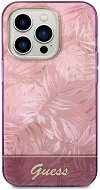 Guess PC/TPU Jungle Hátlap tok az iPhone 14 Pro készülékhez - rózsaszín - Telefon tok