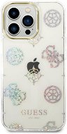 Guess PC/TPU Peony Glitter Back Cover für iPhone 14 Pro Max White - Handyhülle