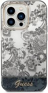 Guess PC/TPU Toile De Jouy Back Cover for iPhone 14 Pro Grey - Phone Cover