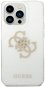 Guess TPU Big 4G Full Glitter Back Cover für iPhone 14 Pro Max Transparent - Handyhülle
