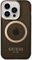 Guess Translucent MagSafe kompatibles Back Cover für iPhone 14 Pro Black - Handyhülle