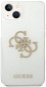 Guess TPU Big 4G Full Glitter Back Cover für iPhone 14 - Transparent - Handyhülle