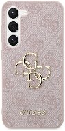 Guess PU 4G Metal Logo Samsung Galaxy S23+ rózsaszín hátlap tok - Telefon tok