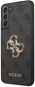 Guess PU 4G Metal Logo Zadní Kryt pro Samsung Galaxy S23+ Grey - Phone Cover