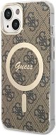 Guess 4G IML MagSafe kompatibles Back Cover für iPhone 13 Brown - Handyhülle