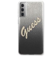 Guess TPU Vintage Back Cover for Samsung Galaxy S21 Gradient Black - Phone Cover