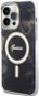 Guess Marble IML MagSafe kompatibles Back Cover für iPhone 13 Pro Max Black - Handyhülle