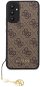 Guess 4G Charms Zadní Kryt pro Samsung Galaxy A34 5G Brown - Phone Cover