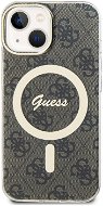 Guess IML 4G MagSafe Zadní Kryt pro iPhone 15 Brown - Phone Cover