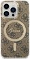 Guess IML 4G MagSafe Zadní Kryt pro iPhone 15 Pro Brown - Phone Cover