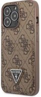 Guess IML 4G Printed Crossbody Zadní Kryt pro iPhone 15 Pro Brown - Phone Cover