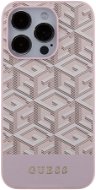 Guess PU G Cube MagSafe Zadní Kryt pro iPhone 15 Pro Max Pink - Phone Cover