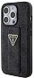Guess PU Grip Stand 4G Metal Logo Back Cover für iPhone 15 schwarz - Handyhülle