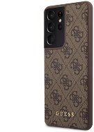 Guess 4G Back Cover for Samsung Galaxy S21 Ultra Brown - Phone Cover