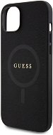 Guess PU Saffiano MagSafe Zadní Kryt pro iPhone 15 Plus Black - Phone Cover