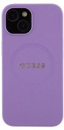 Guess PU Saffiano MagSafe Zadný Kryt pre iPhone 15 Plus Purple - Kryt na mobil