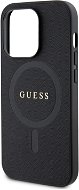 Guess PU Saffiano MagSafe Zadní Kryt pro iPhone 15 Pro Max Black - Phone Cover