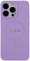 Guess PU Saffiano MagSafe Zadný Kryt pre iPhone 15 Pro Max Purple - Kryt na mobil