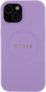 Guess PU Saffiano MagSafe Zadní Kryt pro iPhone 15 Purple - Phone Cover