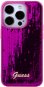 Guess Sequin Script Logo Zadní Kryt pro iPhone 15 Pro Magenta - Phone Cover