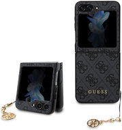 Guess 4G Charms Back Cover for Samsung Galaxy Z Flip 5 Grey - Phone Cover